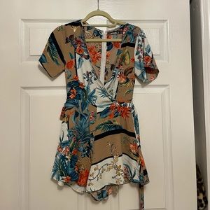 Missguided Floral Romper